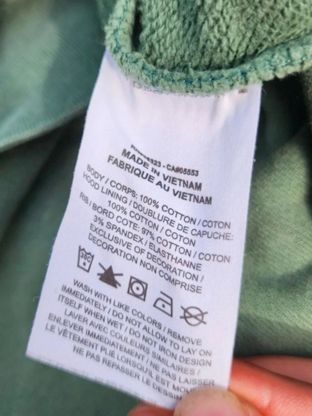 Jordan Flight Essentials Washed Fleece Hoodie Size XXL Green